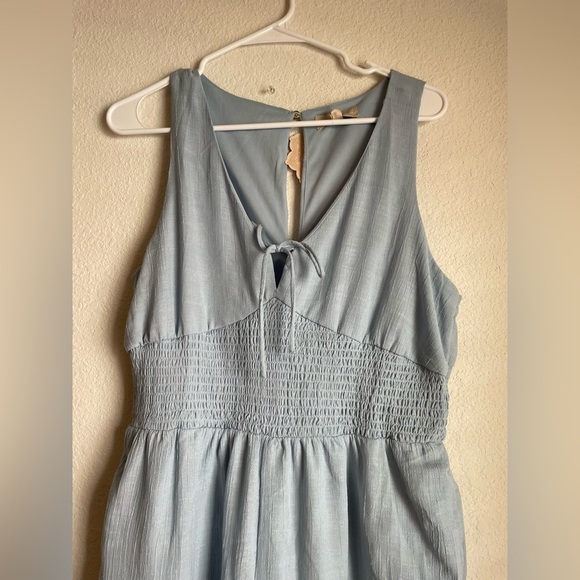 Chic Light Blue Sleeveless Jumpsuit wide leg size L - Picture 7 of 7